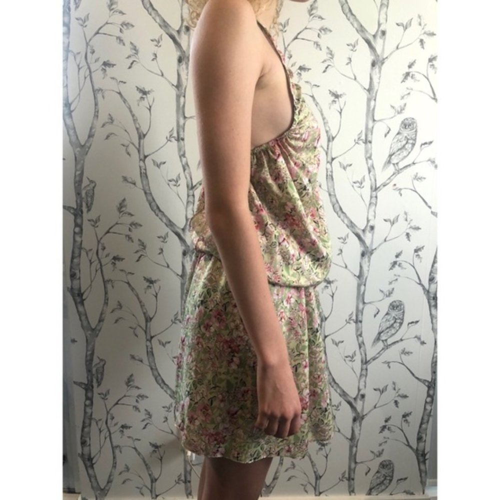 Kristina Ti Floral Asymmetrical Dress Size 40 - Picture 2 of 6